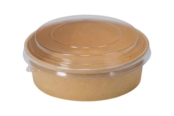 Χάρτινο Μπωλ Kraft Στρογγυλό Φαγητού 1100 ml - Image 2