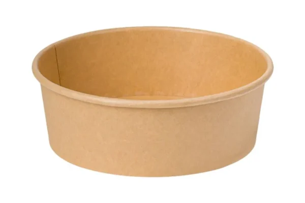 Χάρτινο Μπωλ Kraft Στρογγυλό Φαγητού 1300 ml