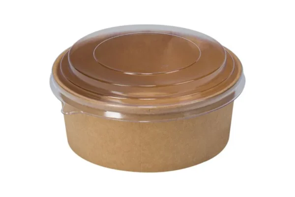 Χάρτινο Μπωλ Kraft Στρογγυλό Φαγητού 500 ml - Image 2