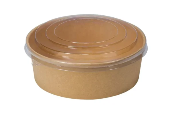 Χάρτινο Μπωλ Kraft Στρογγυλό Φαγητού 750 ml - Image 2