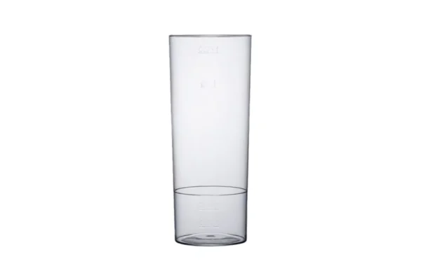 Διάφανο Ποτήριο PS Σωλήνας 250ml