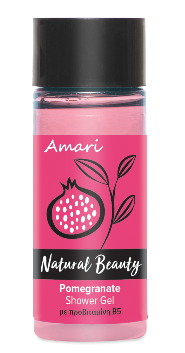 Amari Αφρόλουτρο/Shower gel  Natural Beauty Ρόδι 35ml